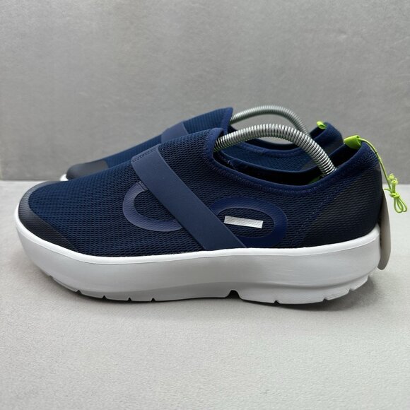 OOFOS OOmg Low Men\'s Size‎ 11 EU 44 Shoes Navy Slip On Comfort Sneakers NEW